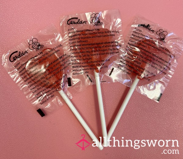 Heart Shaped Pu**y Pops X 3