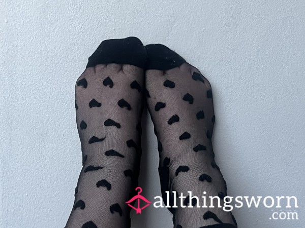 Heartbreaker Sheer Socks | Worn With Love | Sweet, Soft & Scented