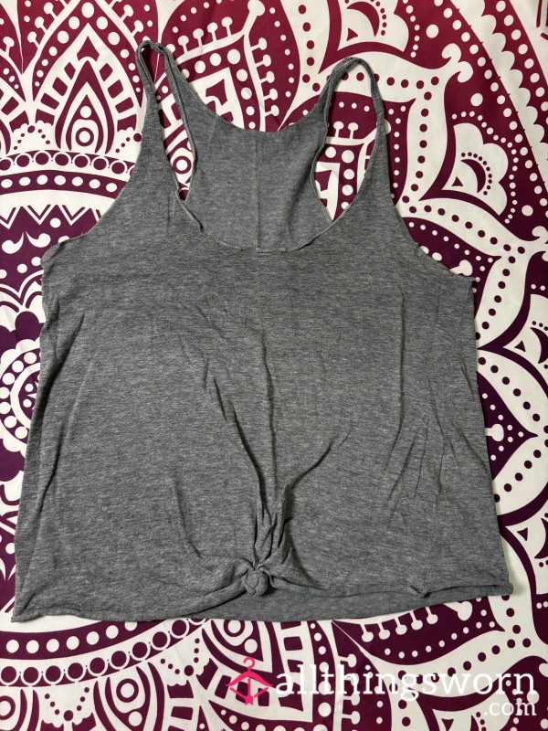 Heather Grey Athletic Racerback
