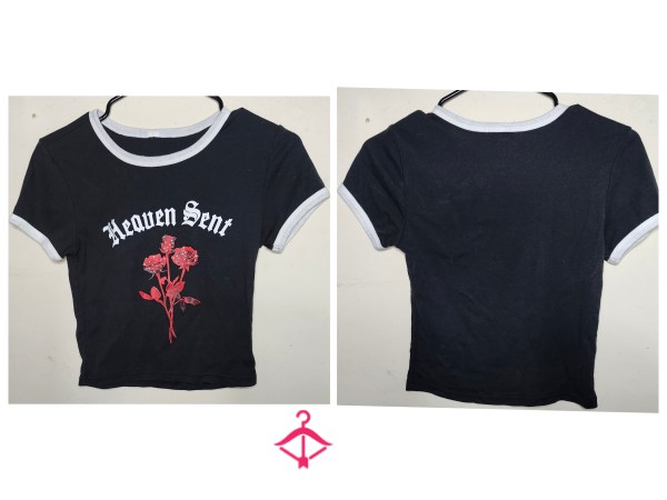 "HEAVEN SENT" CROP TOP