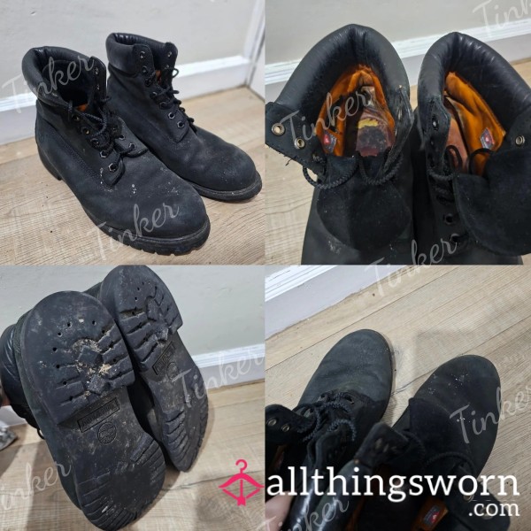Heavily Alpha Worn Size 10.5 Timberland Boots 🥾