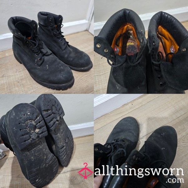 Heavily Alpha Worn Size 10.5 Timberland Boots 🥾