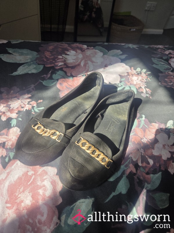 Heavily Used Ballet Flats