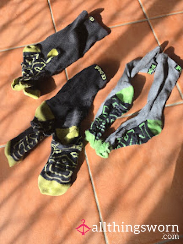 HEAVILY Used Construction Worker Socks Bundle Of 3