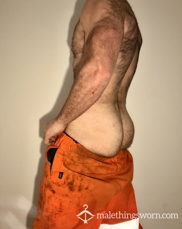 Heavily Used Hi-Vis Work Trousers