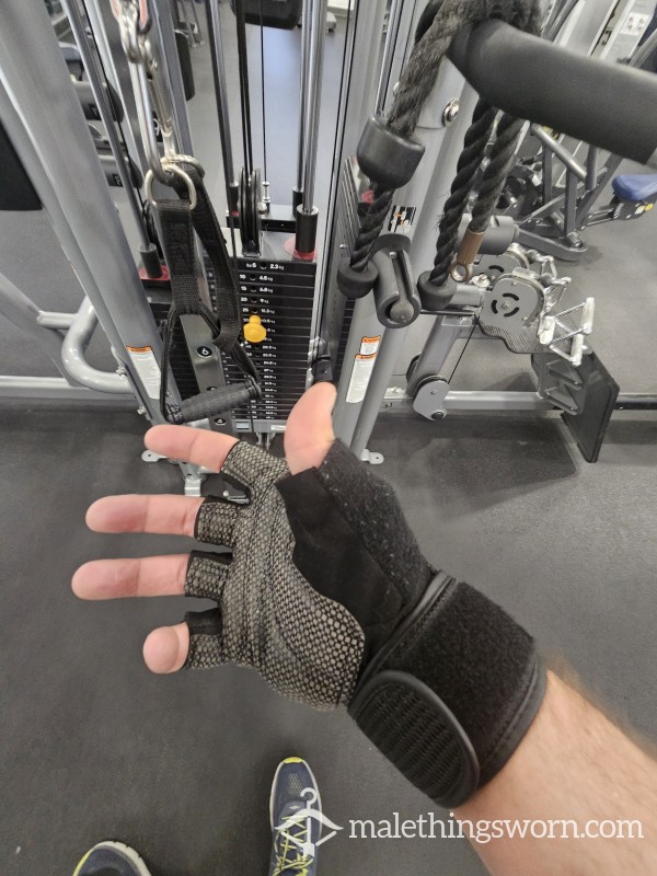 Heavily Used Lifting Gloves, Never Washed