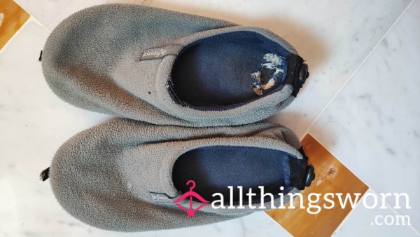 Heavily Worn And Stinky Slippers