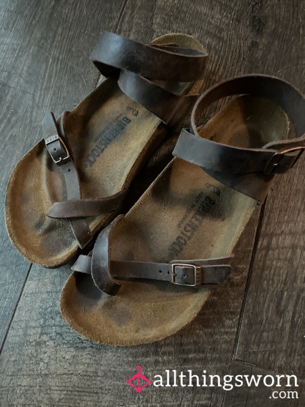 Heavily Worn Birkenstock Sandals - Worn For Ab 2 Years