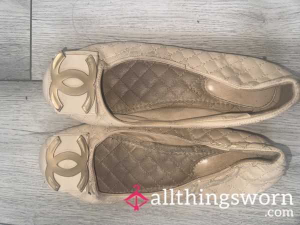 Heavily Worn Chanel Flats – Luxury With A Dirty Twist