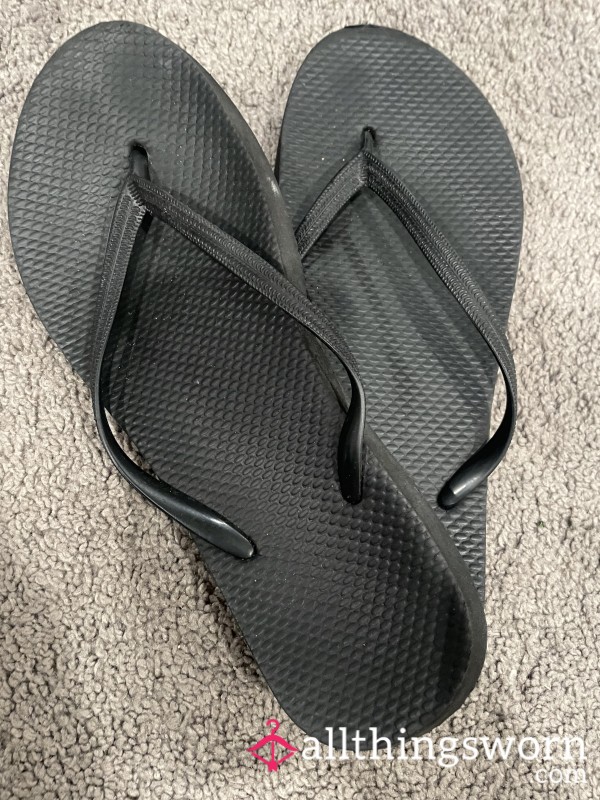Heavily Worn Flip Flops