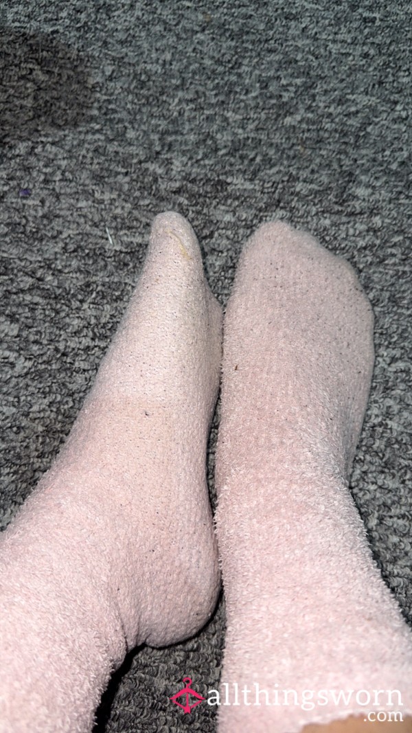 Heavily Worn Fluffy Socks