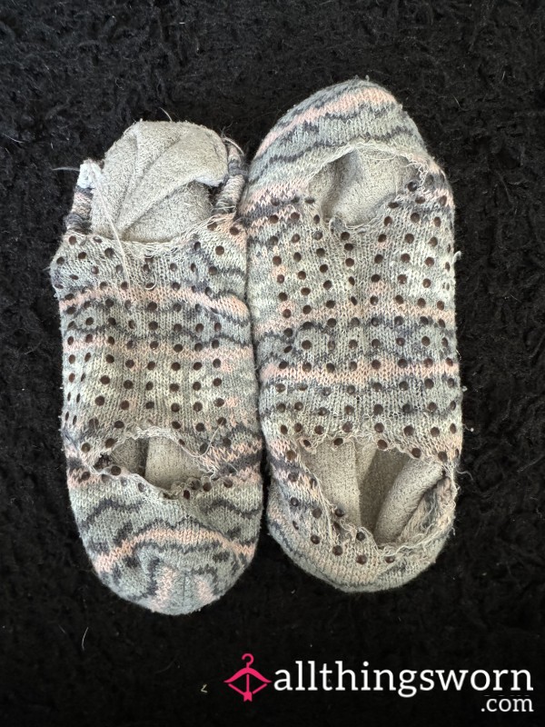 Heavily Worn Slipper Socks 🤯