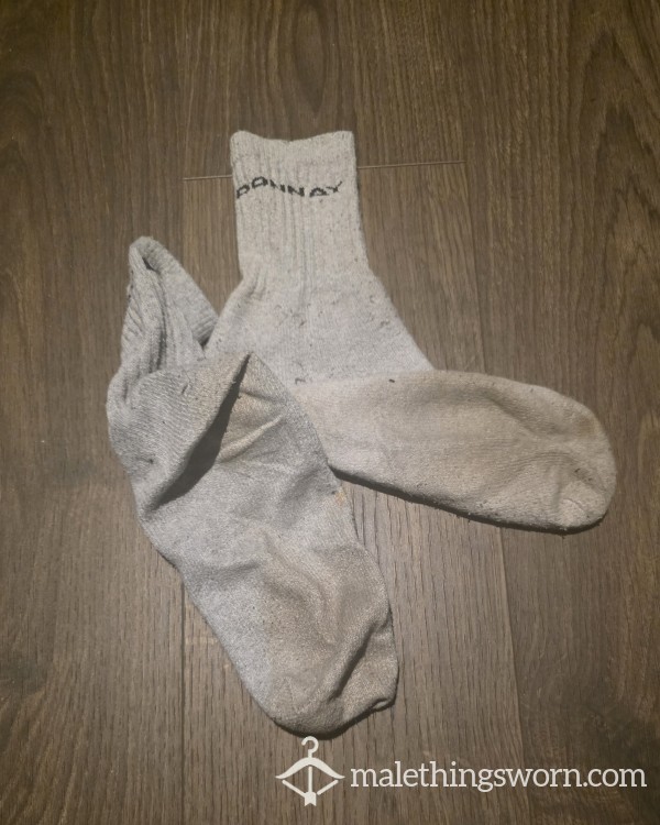 Heavily Worn Socks - Gym And Work
