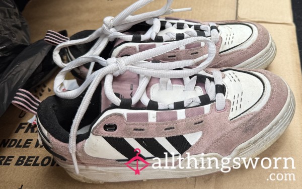 🔥 Heavily Worn STINKY Adidas Trainers | Sweat & Odour Loaded 🔥