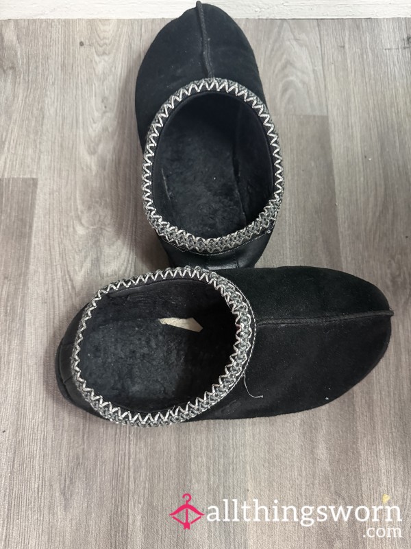 Heavily Worn Ugg Slippers - 32 Months Of Daily Use.