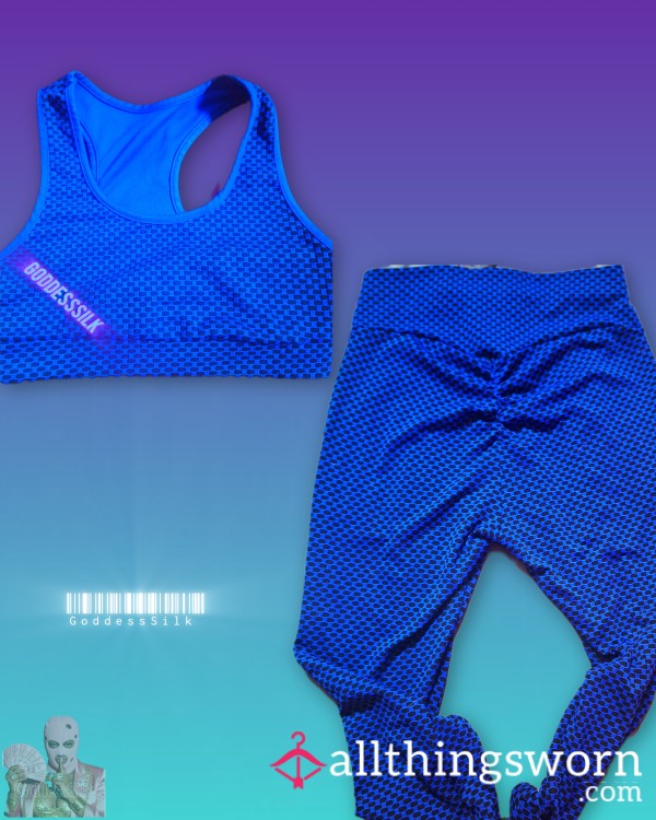 Heavily Worn Workout Set 💦8 Mile Marathon 💦Sweaty 💦 BO Aroma