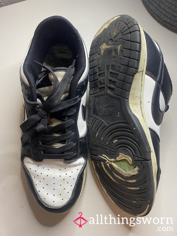 Heavily Worn, Worn Away Soles, 🐼 Dunks 7uk