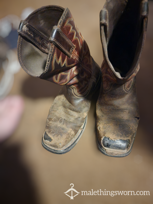Heavy-Duty Steel-Toes — Worn By A Real Farmer & Mechanic
