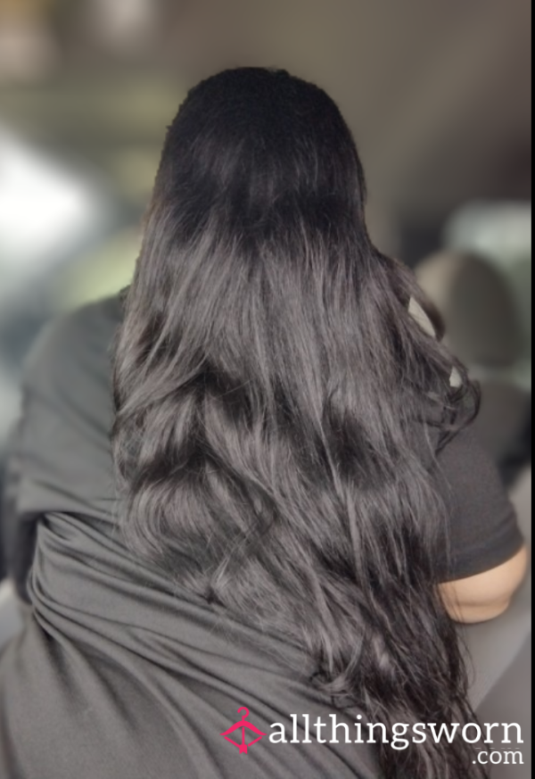 🖤 Heavy Hair Play & Silk Flips 🌪️ (32 Seconds) — [$3.00 To Unlock]