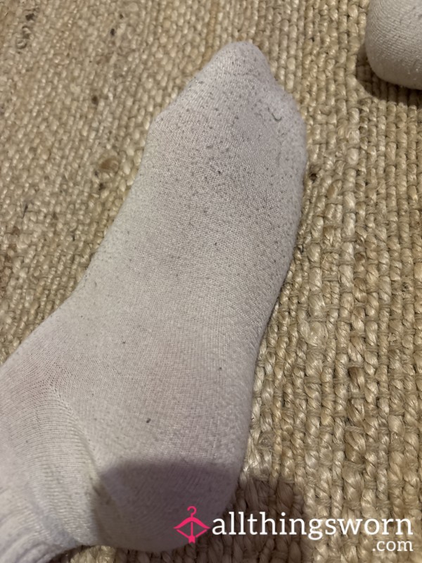 Heavy-Wear Creamy Socks – Worn Hard, Ready For You
