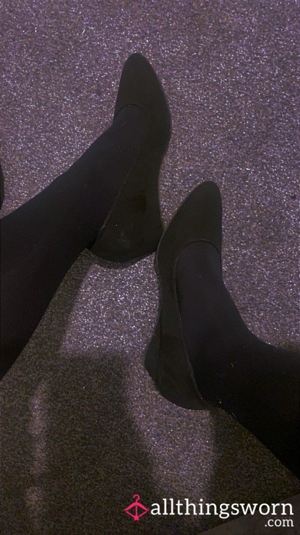 Heeled Office Shoes Size 5 Well Worn