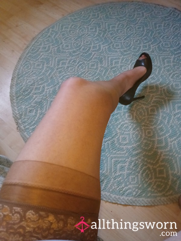 Heels And Stockings..Well Worn And Loved