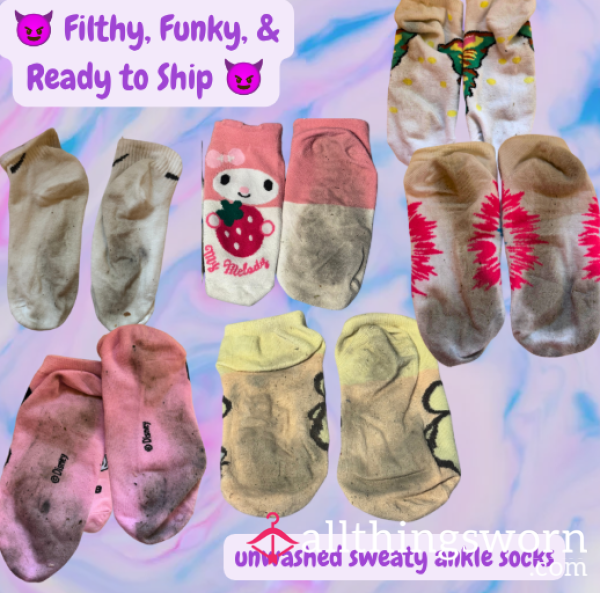 DISGUSTING 🤢 SMELLY WORN DIRTY SOCKS!