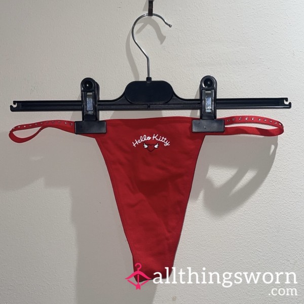 Hello Kitty | Cute Red Skimpy Thong