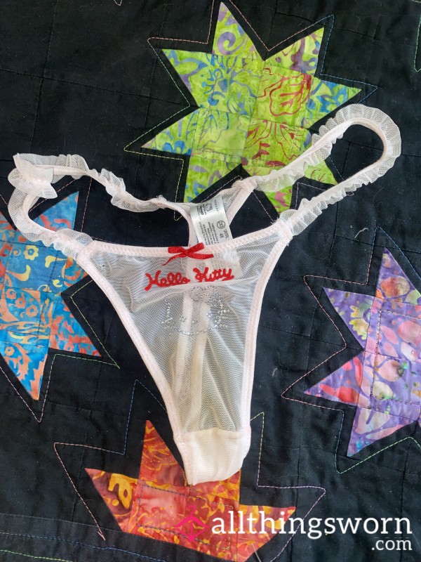 Hello Kitty, Goodbye Innocence: Extra-Stained Thong
