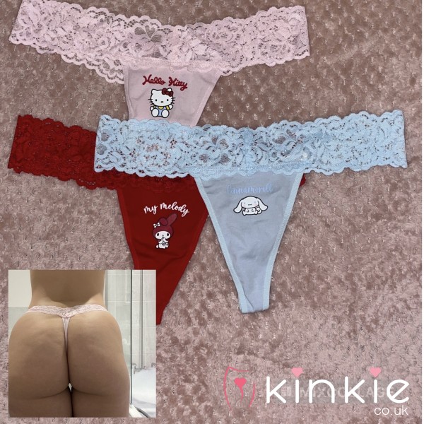 Hello Kitty Lace Thongs🐱