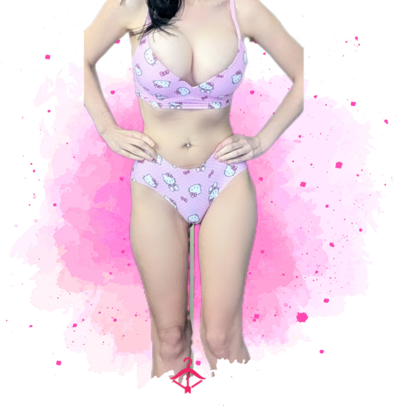 Hello Kitty Panty And Bra Set