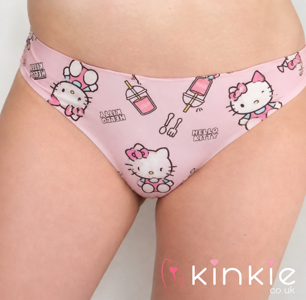 HELLO KITTY PINK KNICKERS WORN FOR 48 HOURS 5 STAR ⭐ ⭐⭐⭐⭐ REVIEWS