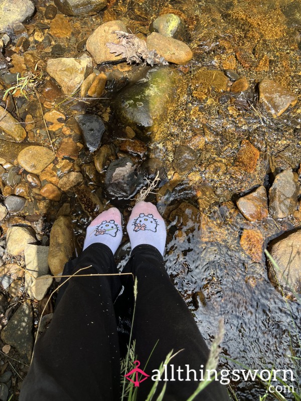 Hello Kitty Socks Wet And Sweaty Hiking