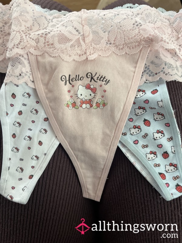 Hello Kitty Thong 🍓😘