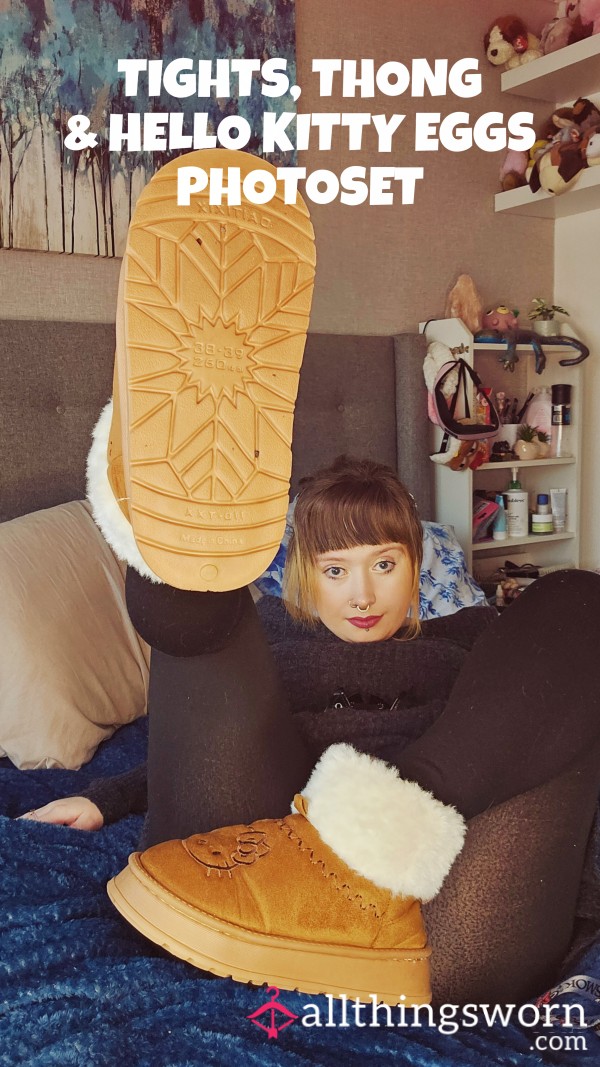 Hello Kitty Uggs Thong Tights Nylons Fetish Photoset