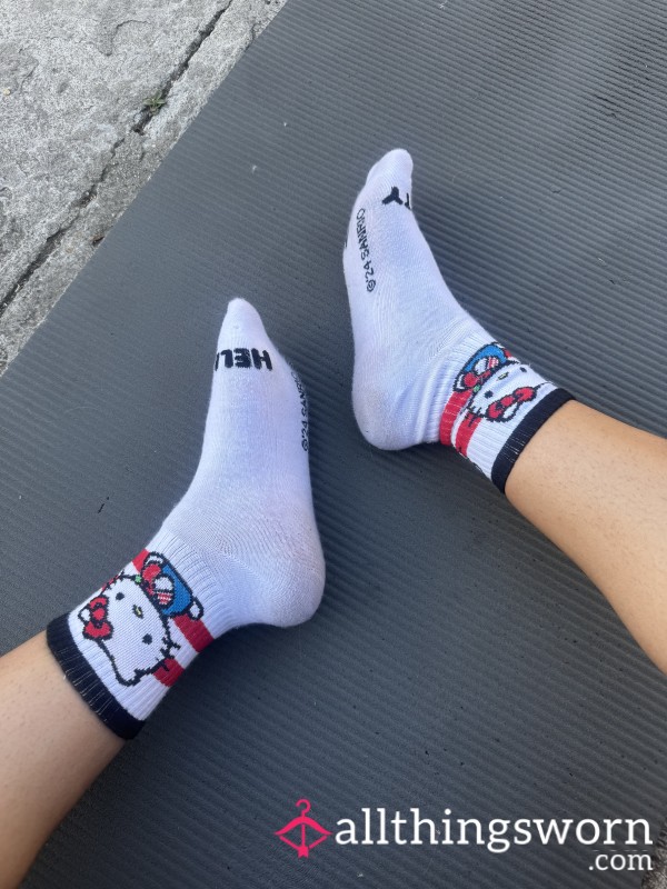 Hello Kitty White Socks