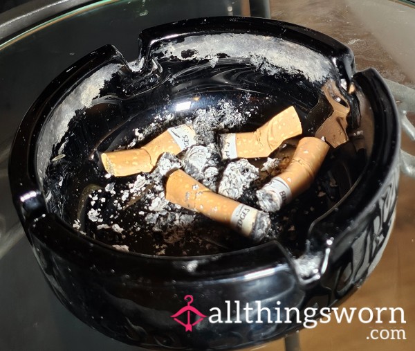 Her Cigarette Bu*ts – Benson & Hedges Black