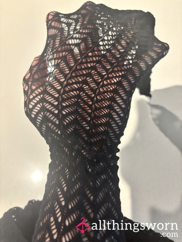 Herringbone Lace Stockings With Pictures