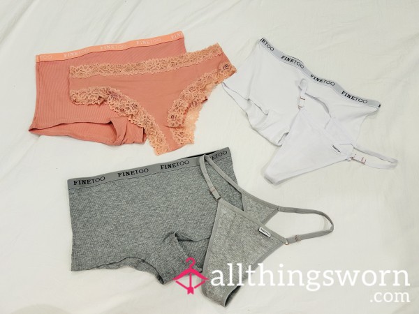 HERS AND HERS BOY SHORTS AND G STRING