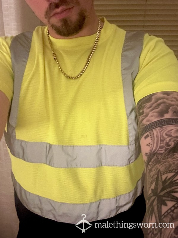 🦺 Hi-Vis Workman’s Shirt! - Sweaty, Stinking, MAN Clothing! 🦺