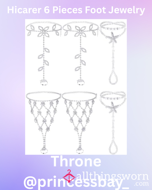 Hicarer 6 Pieces Foot Jewelry