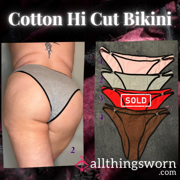 High Cut Cotton Bikini