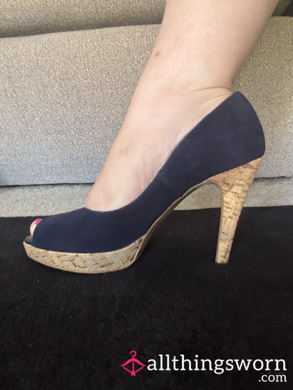 High Heeled S**y Cork Shoes