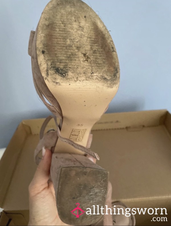 High Heels Nude  Sandals 👡 SHOES CLEANERS THIS IS YOUR ☎️