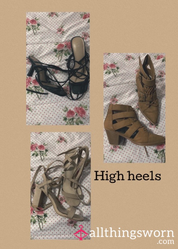 High Heels - Over 10 Pairs