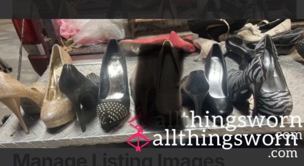High Heels Shoes, Pick Your Pair Comes With Seven