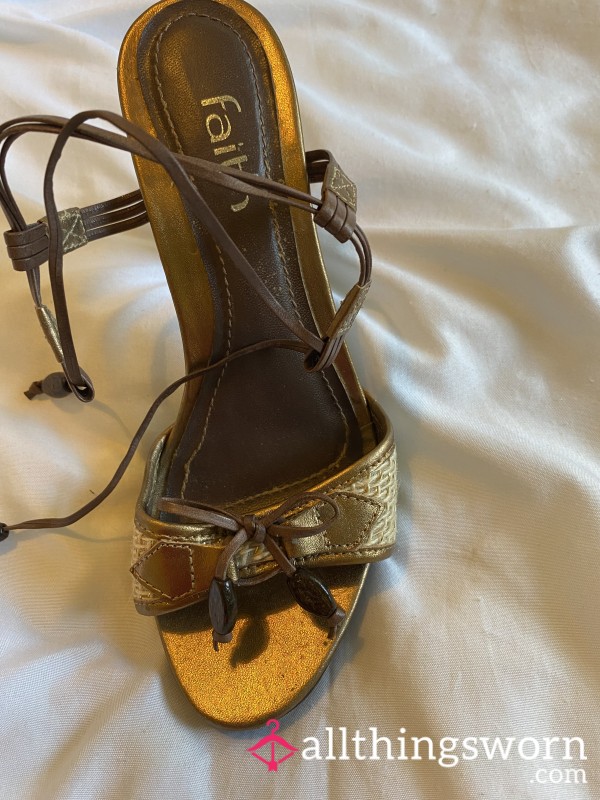 Faith Shoes 👋 High Heel And Strap Round Ankle 👡