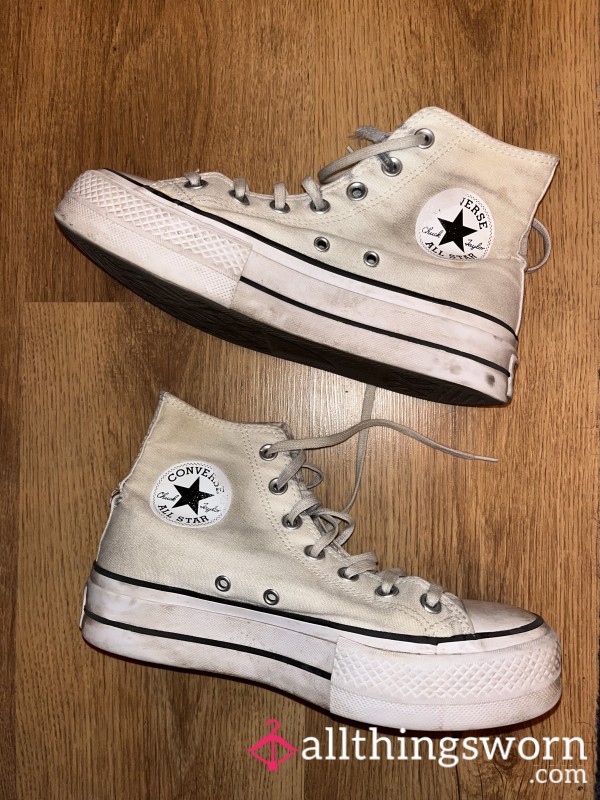 High Top Platform Converse Sneakers
