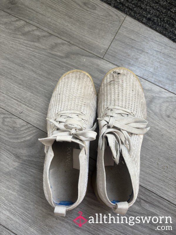 Well Worn Running Trainers