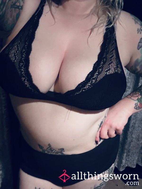 High Waist Big Black Cotton Pants 3 Days Wear + Sweaty Housework